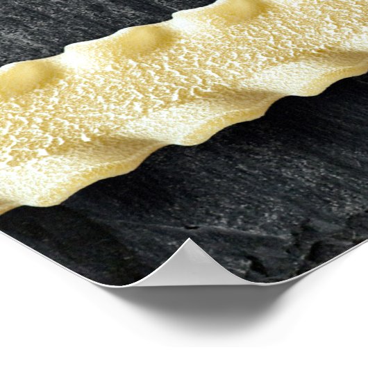 Poster Grande sélection de pâtes (Coin)