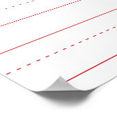 Poster Grande tablette d'écriture en chef (Coin)