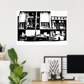 Poster Grande taille - Skyline avec WRX Impreza Subbie (Bureau à domicile)