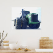 Poster Grande toile de Tracteur Vert (Cuisine)