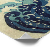 Poster Grande vague Art original haute résolution Impress (Coin)