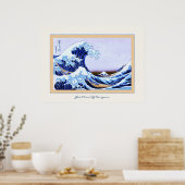 Poster Grande vague au large de Kanagawa (Cuisine)