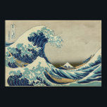 Poster Grande vague au large de Kanagawa<br><div class="desc">La fameuse Grande Vague au large de Kanagawa, à l'origine un bloc de bois imprimé par l'artiste japonais Hokusai ukiyo-e.</div>