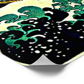 Poster Grande vague au large de Kanagawa (Coin)