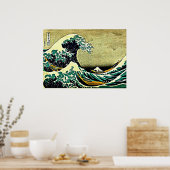 Poster Grande vague au large de Kanagawa (Cuisine)