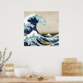 Poster Grande vague de haute qualité au large de Kanagawa (Cuisine)