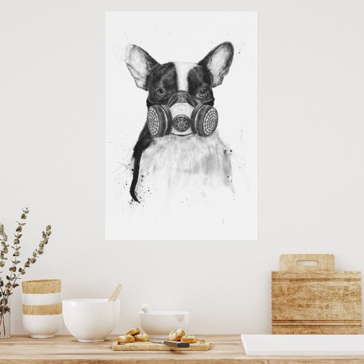 Poster Grande ville (Cuisine)