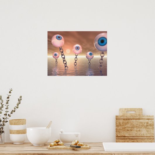 Poster Grande Vision Et Chaînes (Cuisine)