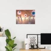 Poster Grande Vision Et Chaînes (Bureau à domicile)