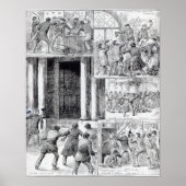 Poster Grandes émeutes à Londres (Devant)