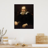 Poster Grandes oeuvres d'art Galileo Galilei (Cuisine)