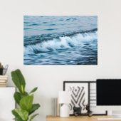 Poster Grandes ondes d'exposition (Bureau à domicile)