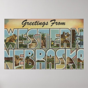 Poster Grandes scènes de lettre du Nébraska (occidental)