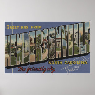 Poster Grandes scènes de lettre - Hendersonville, OR