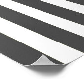 Poster Grandes surfaces modernes de charbon (Coin)