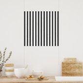 Poster Grandes surfaces modernes de charbon (Cuisine)
