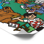 Poster "Grandir en mandan" (Coin)