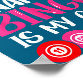 Poster Grandma Bingo Player Funny Bingo Quote Design  (Coin)