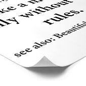 Poster Grandma Definition Like Mom Without Rules Funny Gr (Coin)