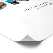 Poster Grandma Photo Collage Word Lettre découpée Anniver (Coin)