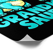 Poster Grandma Saurus Funny Grandmasaurus Dinosaur  (Coin)