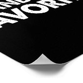 Poster Grandma's Favorite Funny Grandparent Granhild Vint (Coin)