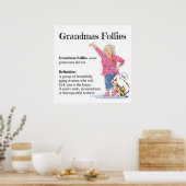Poster-Grandmas Follies Définition Poster (Cuisine)