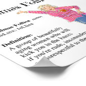 Poster-Grandmas Follies Définition Poster 6x6 (Coin)