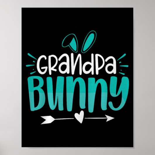 Poster Grandpa Bunny Premium Tri-blend (Devant)