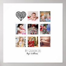 GRANDPA PHOTO COLLAGE CADEAU FIER GRANDAD