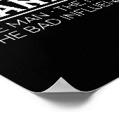 Poster Grandpa The Man The Bad Influence Gift (Coin)