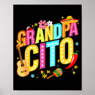 Poster Grandpacito famille cinq de mayo appariement mexic