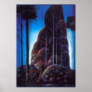 Poster Grands Arbres - 1987; États-Unis Eyvind Earle