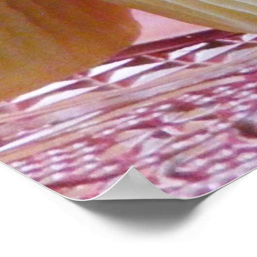 Poster Grands cupcakes roses (Coin)