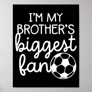 Poster Grands frères de football plus grand fan de petit 