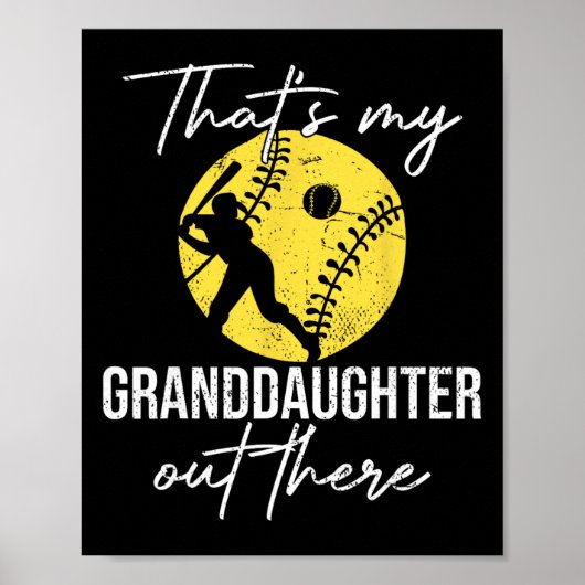 Poster Grands-parents C'est ma petite-fille là-bas Douce (Devant)