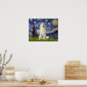 Poster Grands Pyrénées 3 - Nuit étoilée (Cuisine)