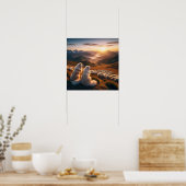 Poster Grands Pyrénées Début de la journée (Cuisine)