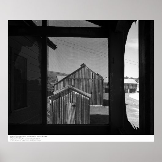 Poster Grange à travers l'écran de Old Cookhouse, 1962 (Devant)