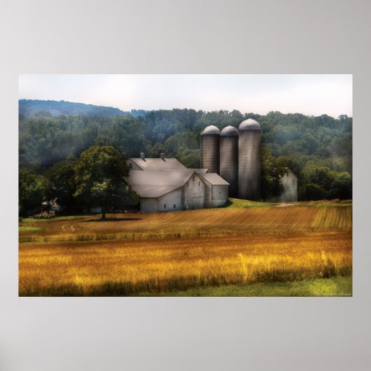 Poster Grange - Accueil dans la prairie (Devant)