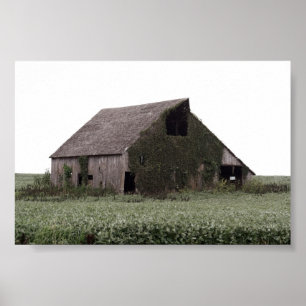 Poster Grange de pays