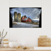 Poster Grange de printemps froide, non découpée (Cuisine)