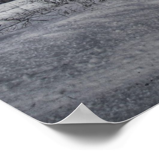 Poster Grange d'hiver (Coin)