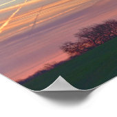 Poster Grange du Kentucky au lever du soleil (Coin)