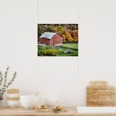 Poster Grange en automne - PA (Cuisine)