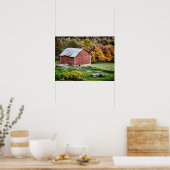 Poster Grange en automne - PA (Cuisine)