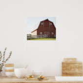 Poster Grange en paysage rural (Cuisine)