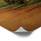 Poster Grange - Juste en haut du sentier (Coin)