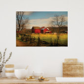 Poster Grange - Juste en haut du sentier (Cuisine)