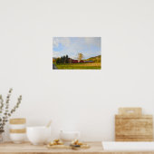 Poster Granges rouges du Vermont en automne (Cuisine)